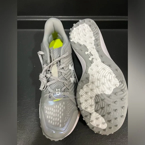 Under Armour MEN'S YARD TURF BASEBALL SHOES Sz M 10.0 (W 11.0) Low Cleats NWOB - Picture 5 of 10
